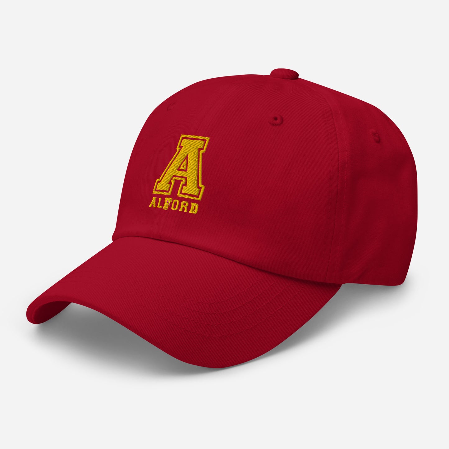 Alford Baseball Cap - Crest with Front / Back Design