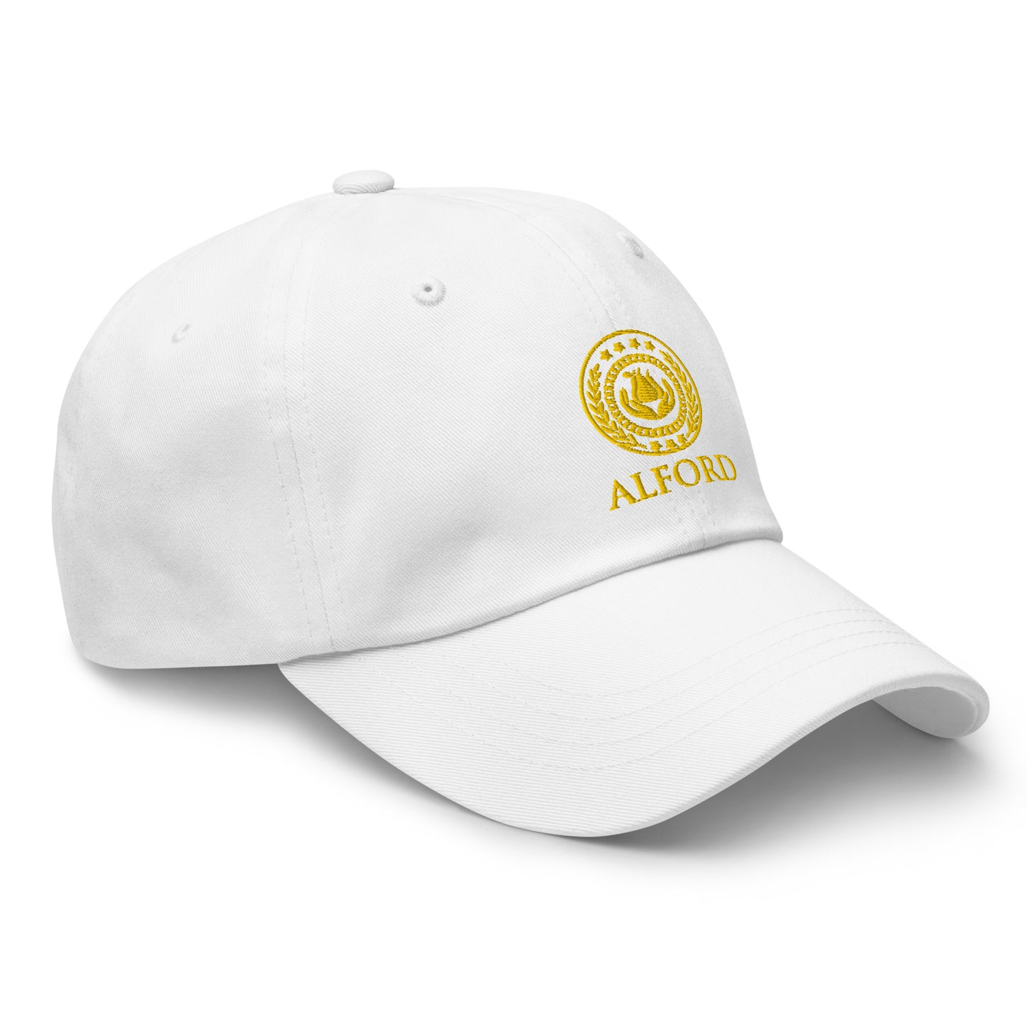 Alford Baseball Cap - Crest with Front / Back Design