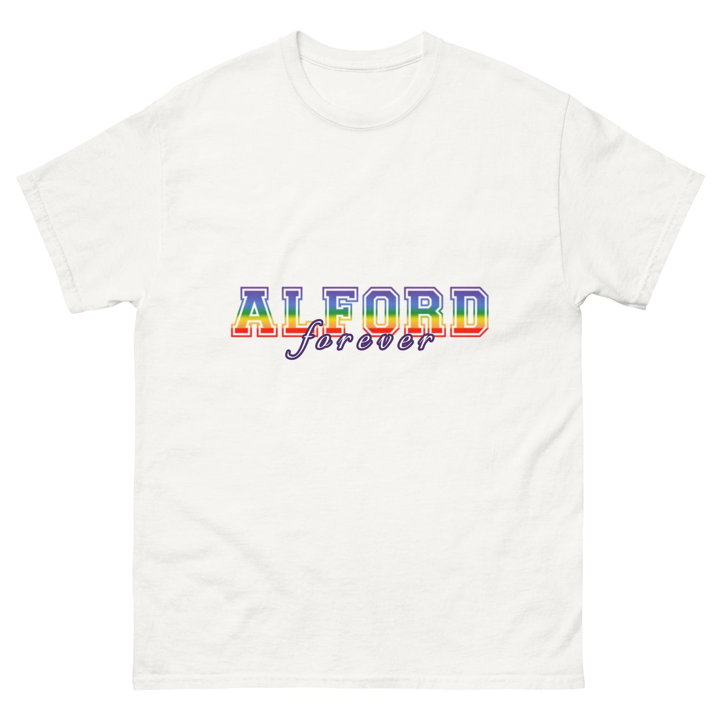 Alford T-Shirt - Rainbow Adult Unisex