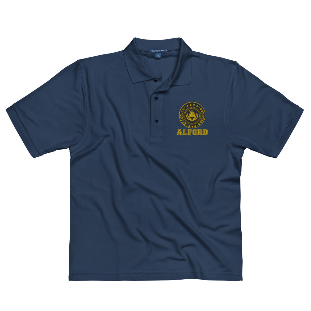 Alford Polo - Forever Embroidered Premium Adult Unisex