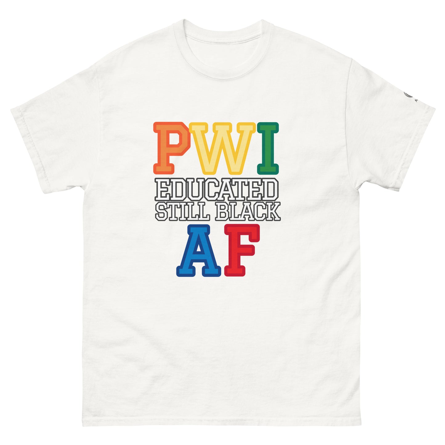 Alford T-Shirt - Collegiate PWI Educated Adult Unisex